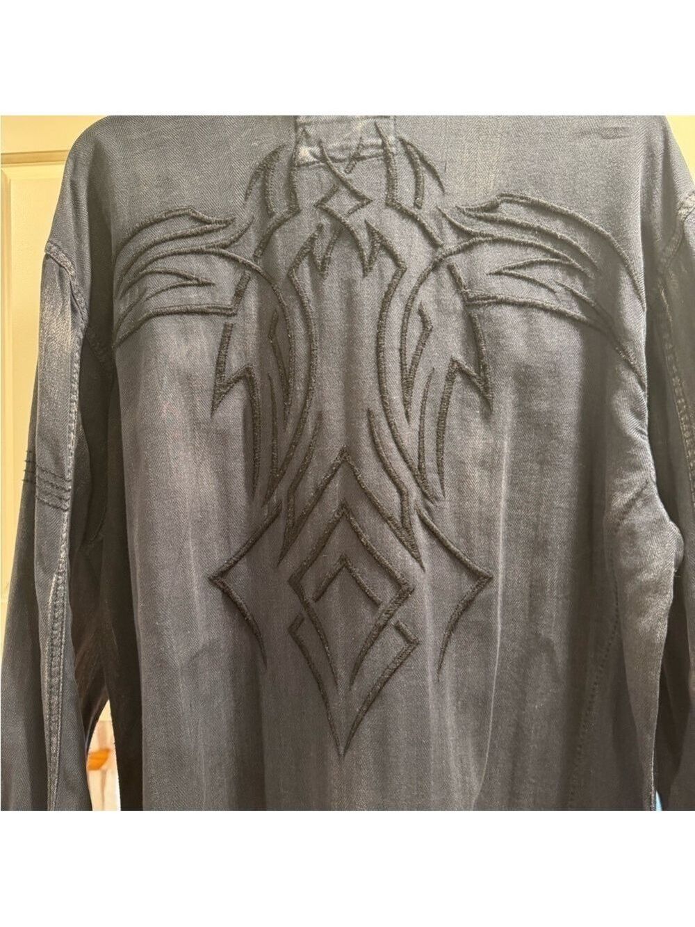 Buckle Black Men's Long Sleeve Shirt XL Athletic Fit - Picture 7 of 9
